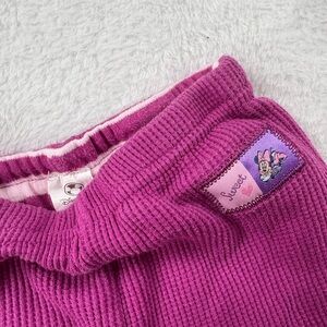 Disney Fuchsia Corduroy Pants with Character Patch